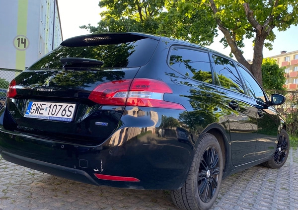 Peugeot 308 cena 40000 przebieg: 113000, rok produkcji 2016 z Wejherowo małe 154